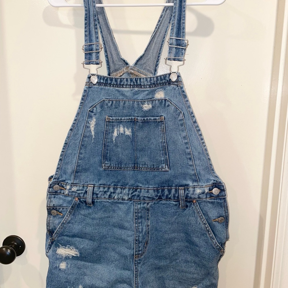 Light Blue Denim Overalls